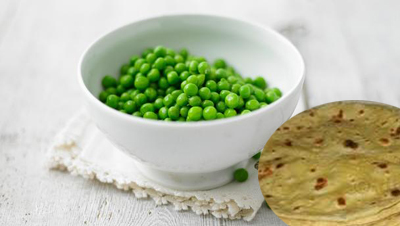 peas and bread